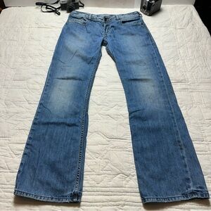 Vintage Y2K Diesel Jeans | Relaxed Straight Light Wash Denim 32x32